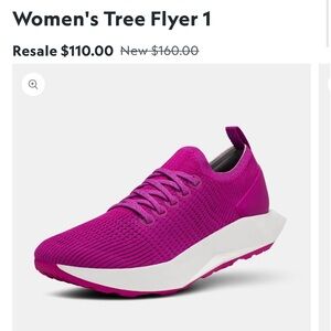 Women’s AllBirds Tree Flyer 1 Size 9